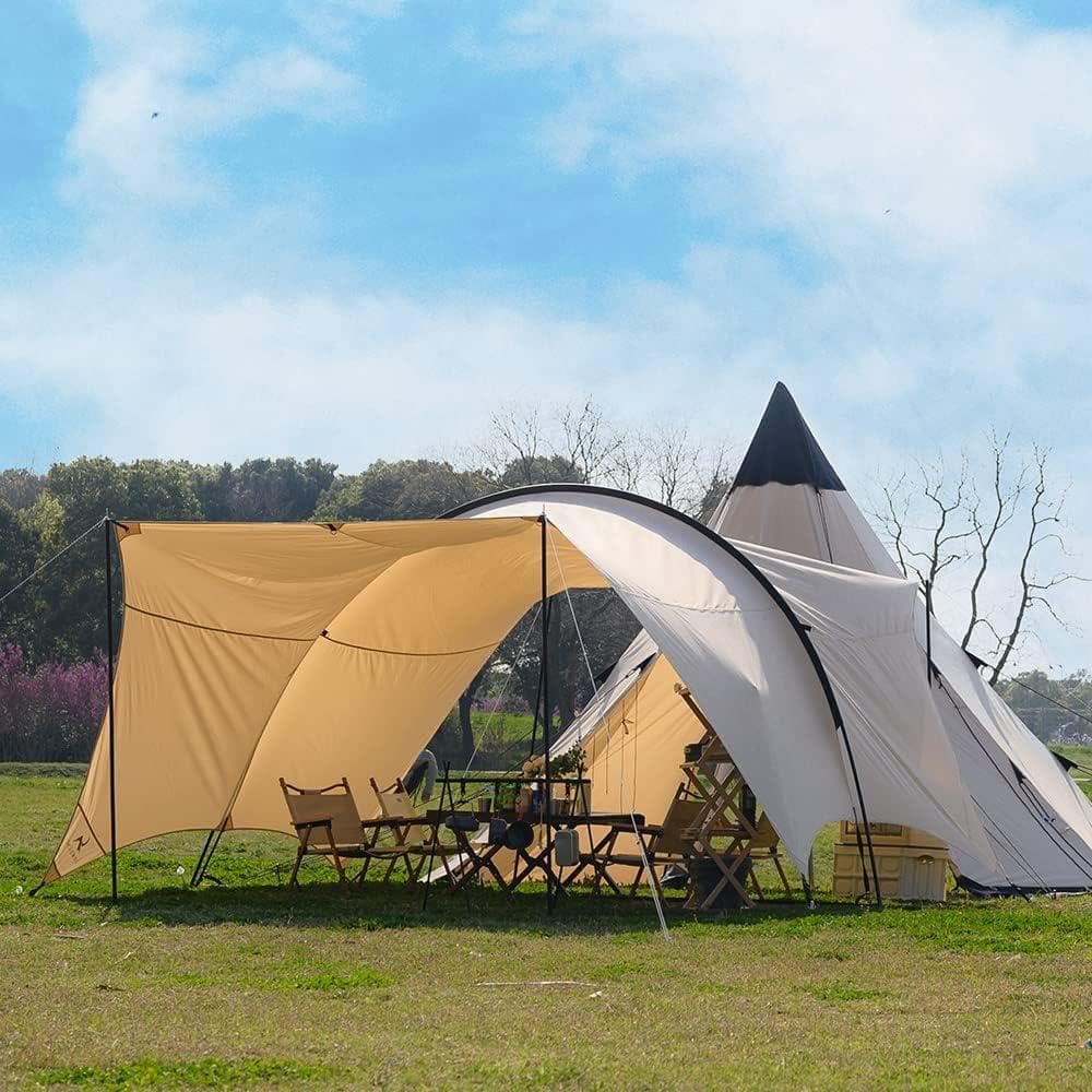 TOMOUNT タープ 大型TCシェード TCタープ 日よけ 大空間 サンシェル