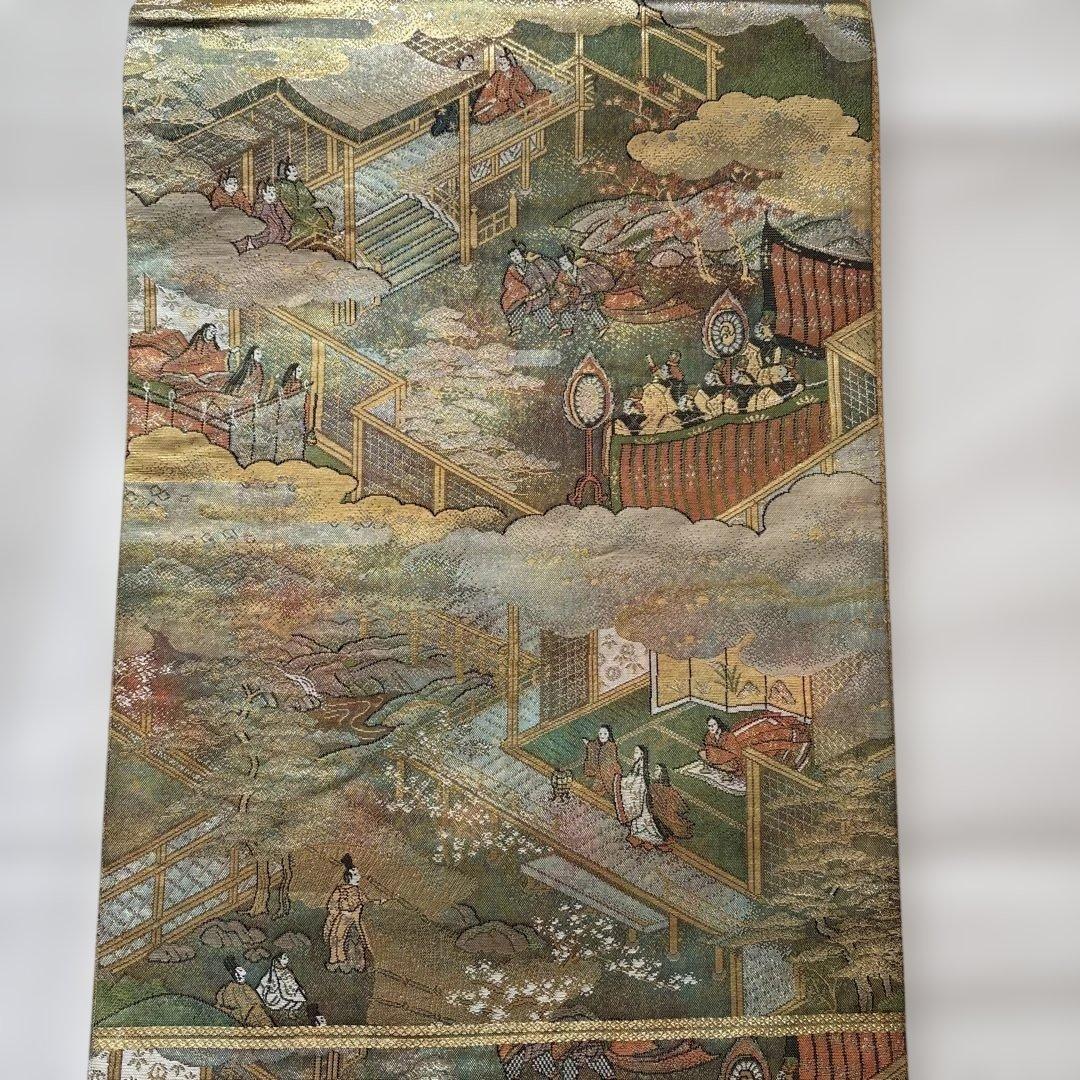 ⭐️美品⭐️源氏物語　袋帯　金糸　引泊　お茶会　観劇　卒業式　式典