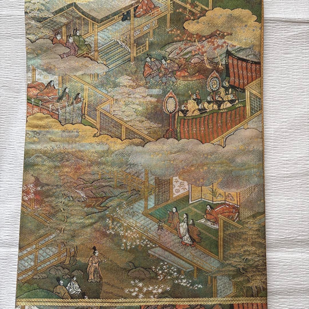 ⭐️美品⭐️源氏物語　袋帯　金糸　引泊　お茶会　観劇　卒業式　式典
