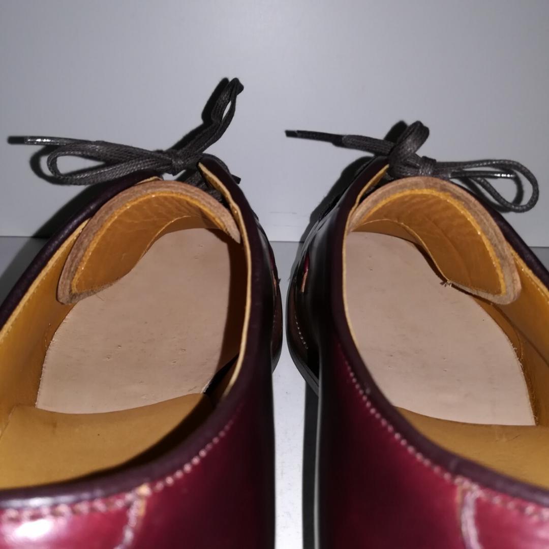 c1088 【新品同様・試着程度】 ウィールローブ Vチップ 9D ボルドー