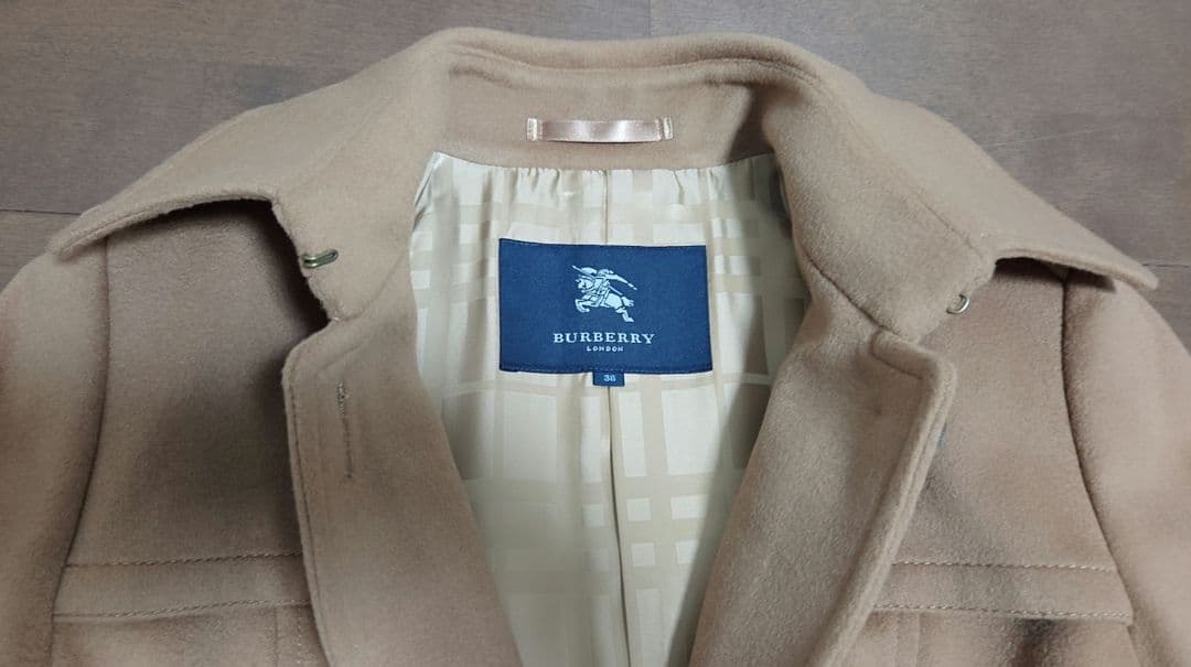 新品未使用バーバリーロンドントレンチコート 　カシミヤ　ロングコート