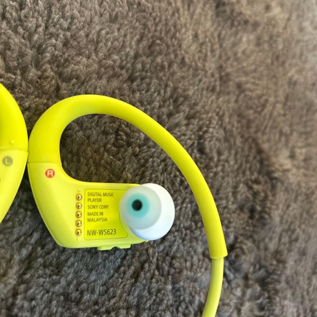 SONY NW-WS623 イエロー 4GB ワイヤレスイヤホン