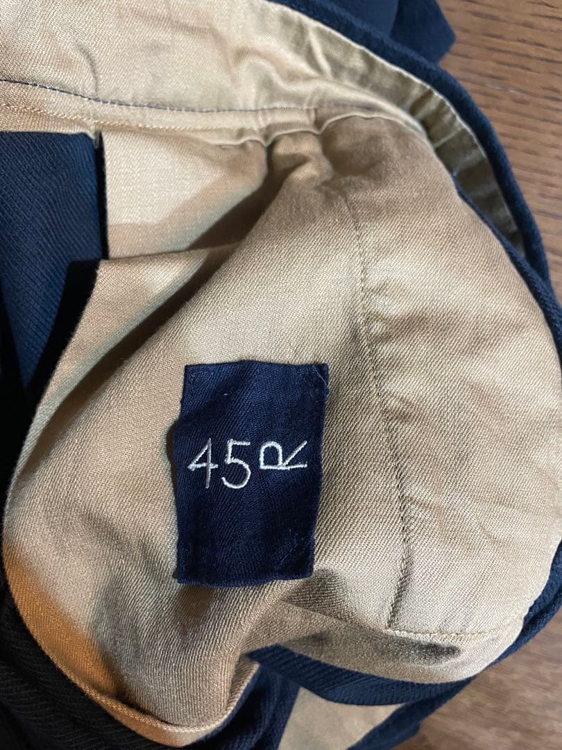 45R モールサージ　キュロット　ネイビー