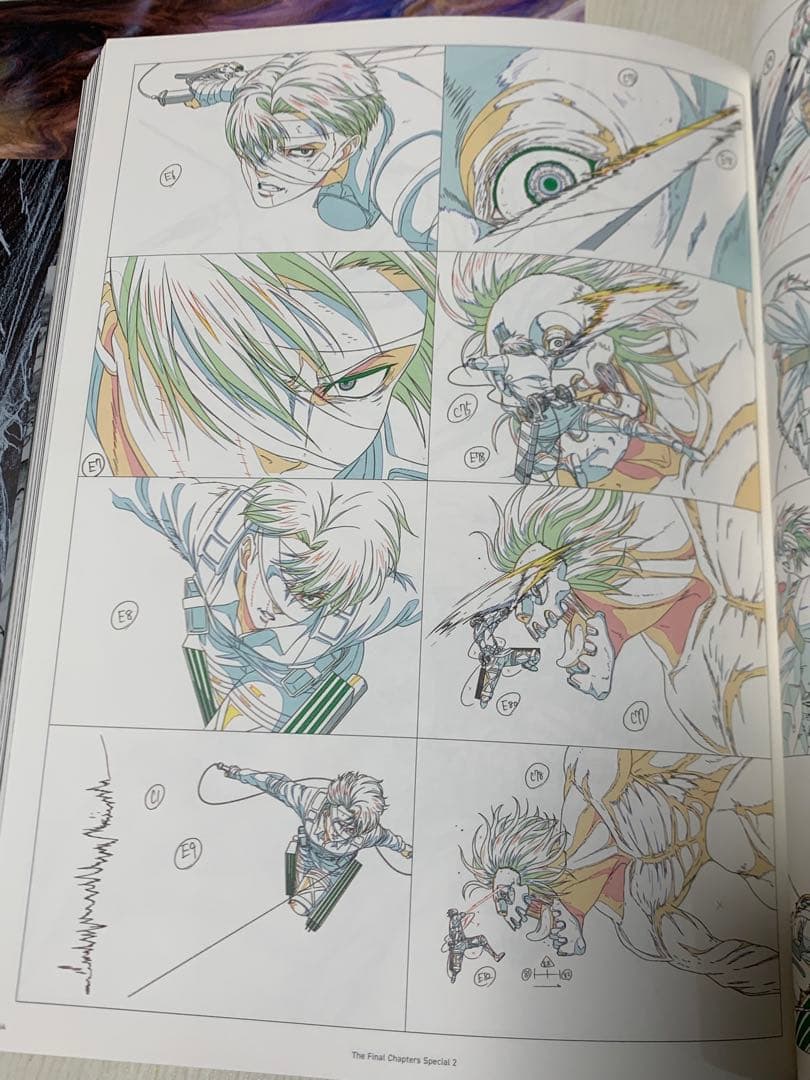 進撃の巨人 KEY animation BOOKセット 原画集