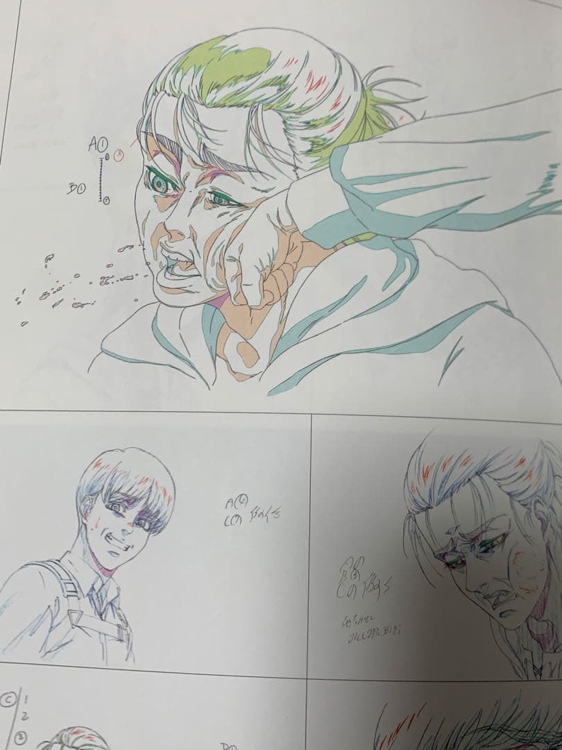 進撃の巨人 KEY animation BOOKセット 原画集