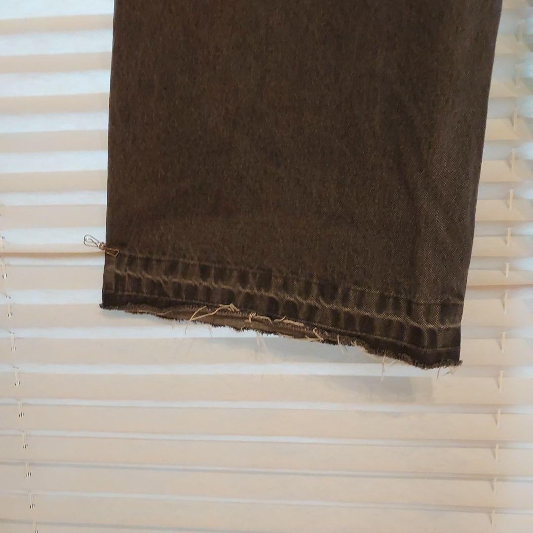 【DOUDOU】ブラックデニム サロペット オーバオール Fサイズ