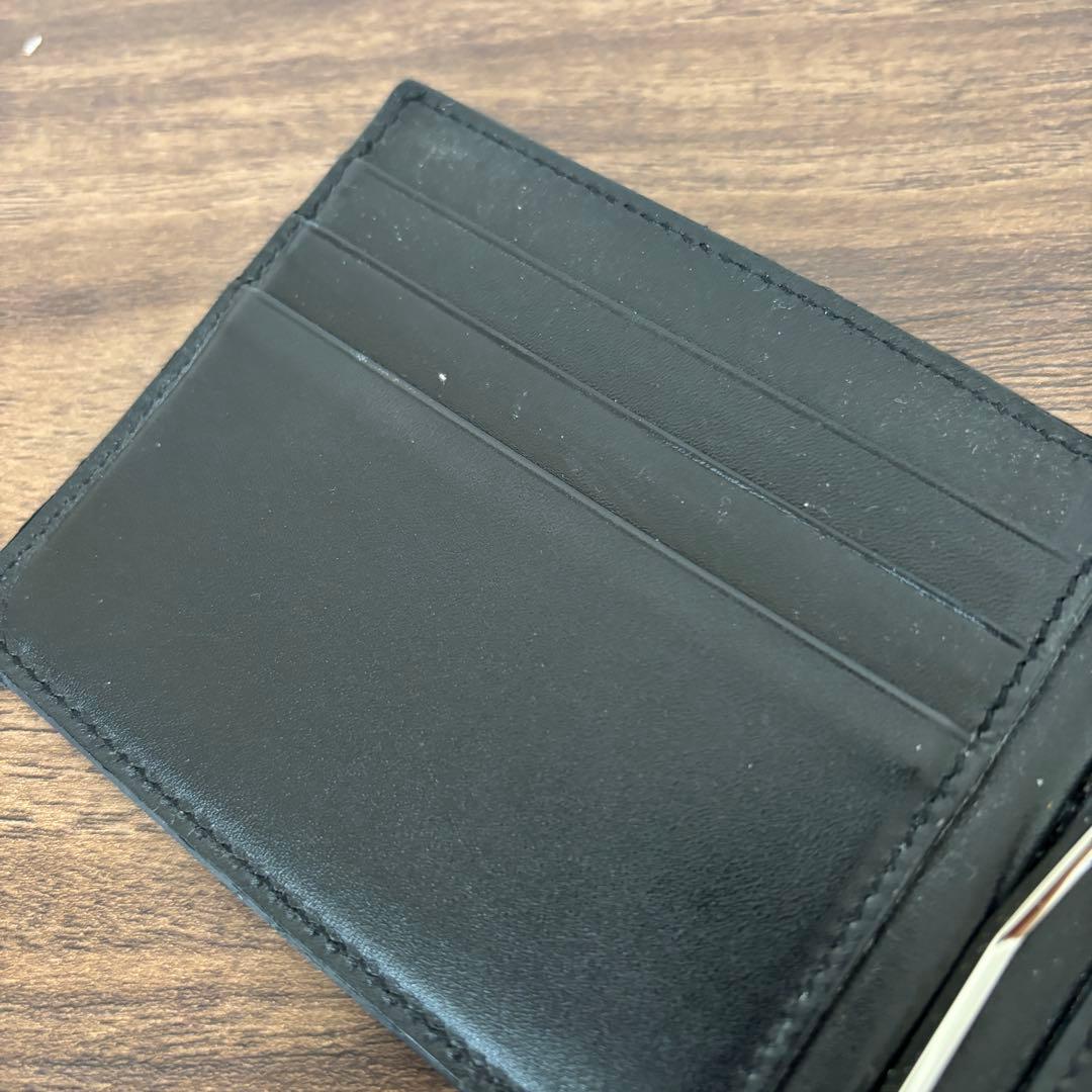 SAINT LAURENT サンローラン マネークリップ レザー ブラック