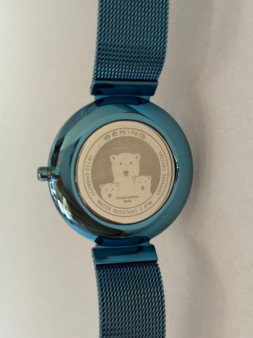 ベーリング腕時計[白くまを救うチャリティモデル]18132・新品電池交換後発送