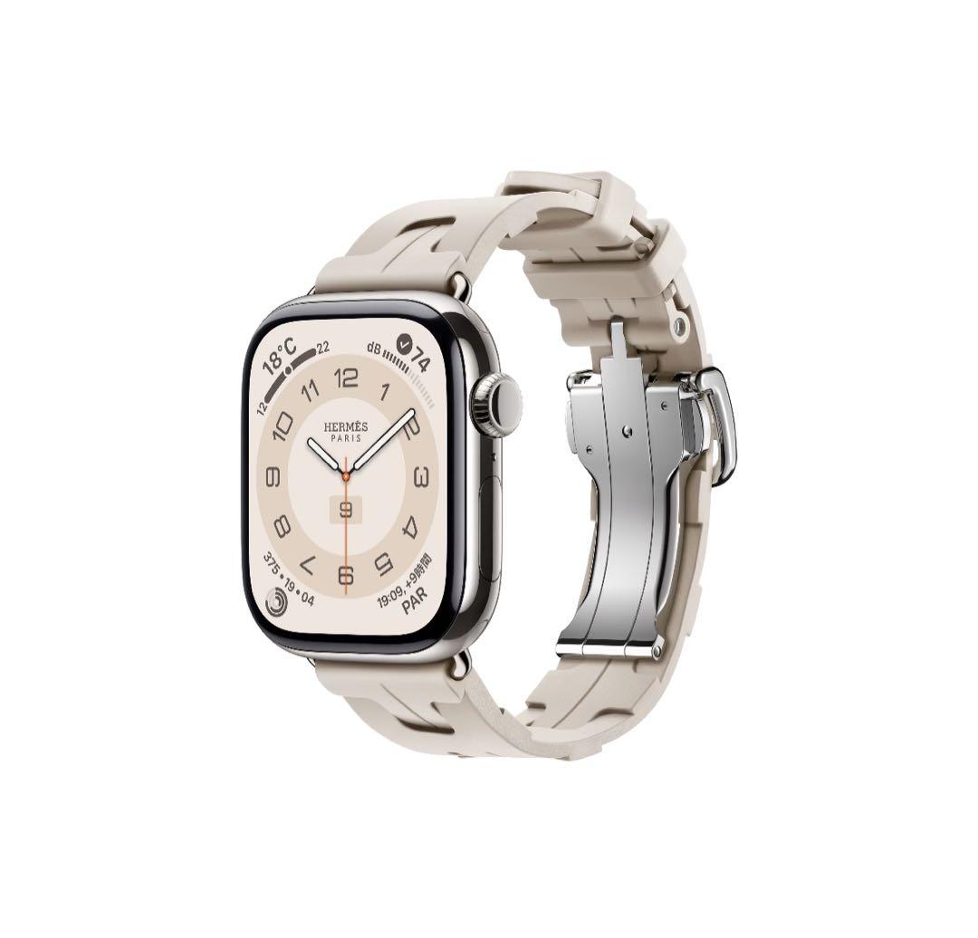 Apple Watch Hermès 42mm ラバー　ベルト　バンド　キリム