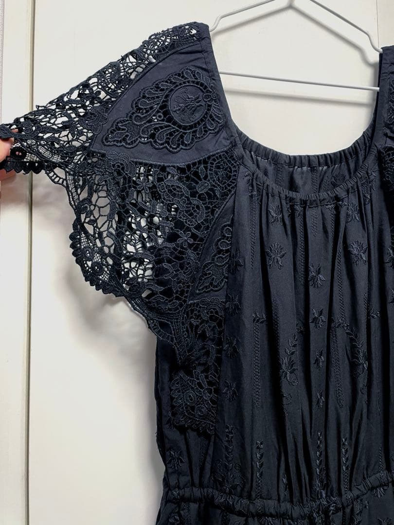 いちご　GRACE CONTINENTAL カットワーク　サロペット