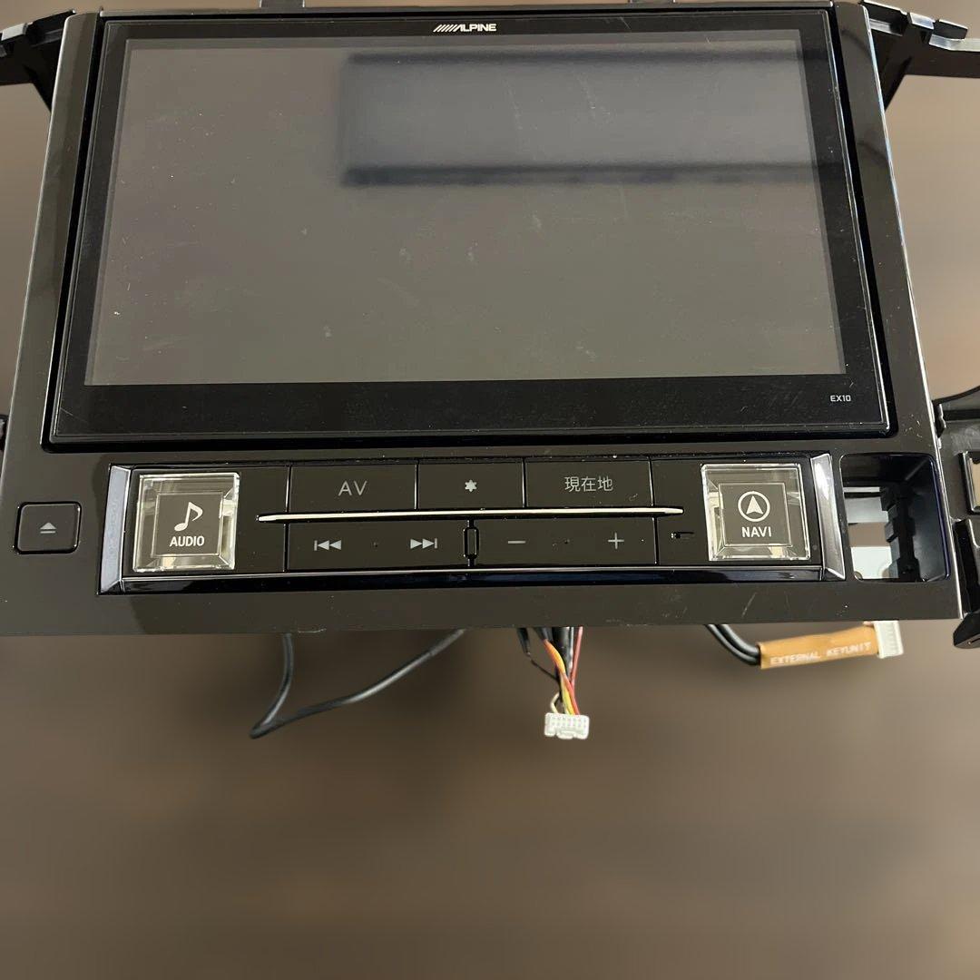 【ジャンク】ALPINE EX10 中古　アルファード30系外し