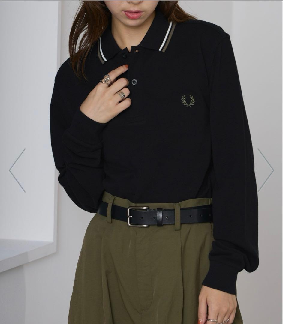 FRED PERRY Twin Tip Shirt ブラック M フレッドペリー