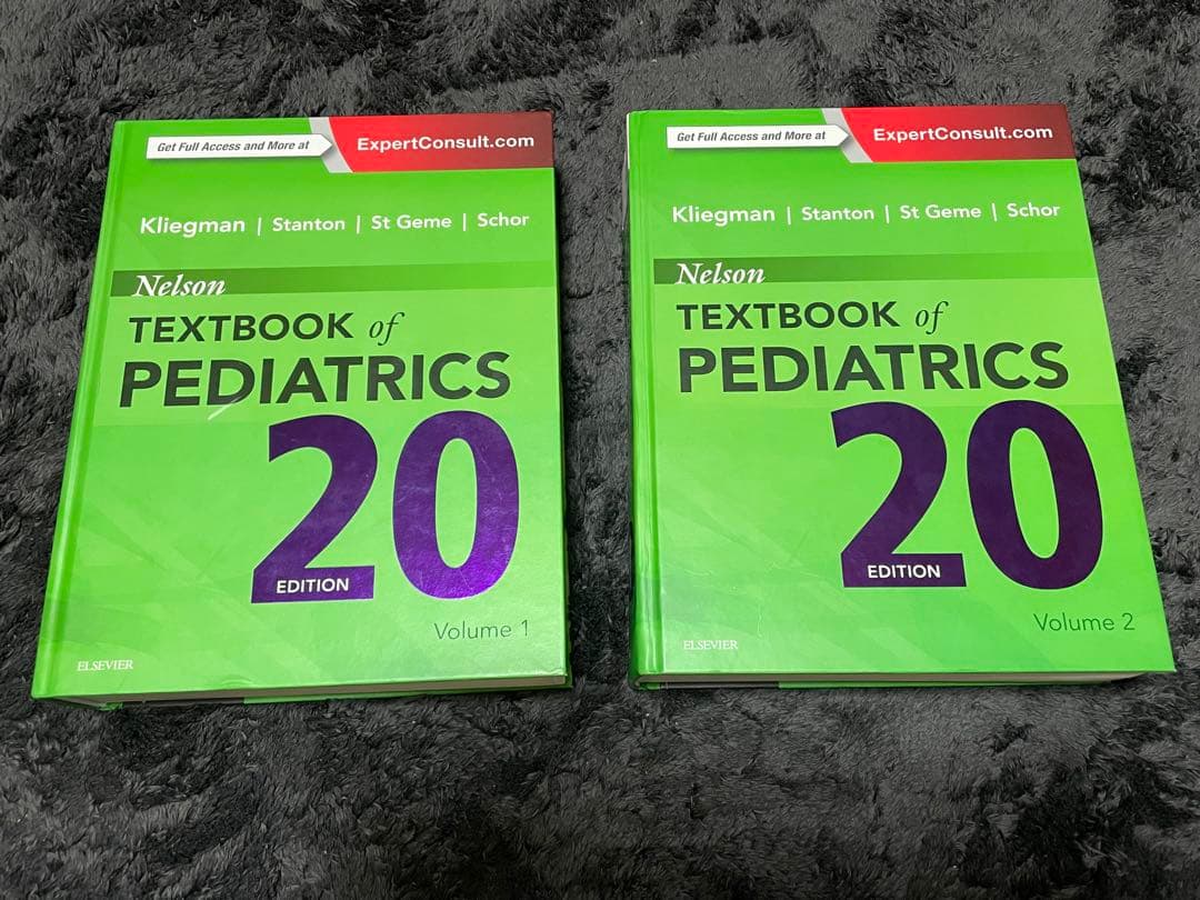 TEXTBOOK Of PEDIATRICS 20 EDITION 2冊セット