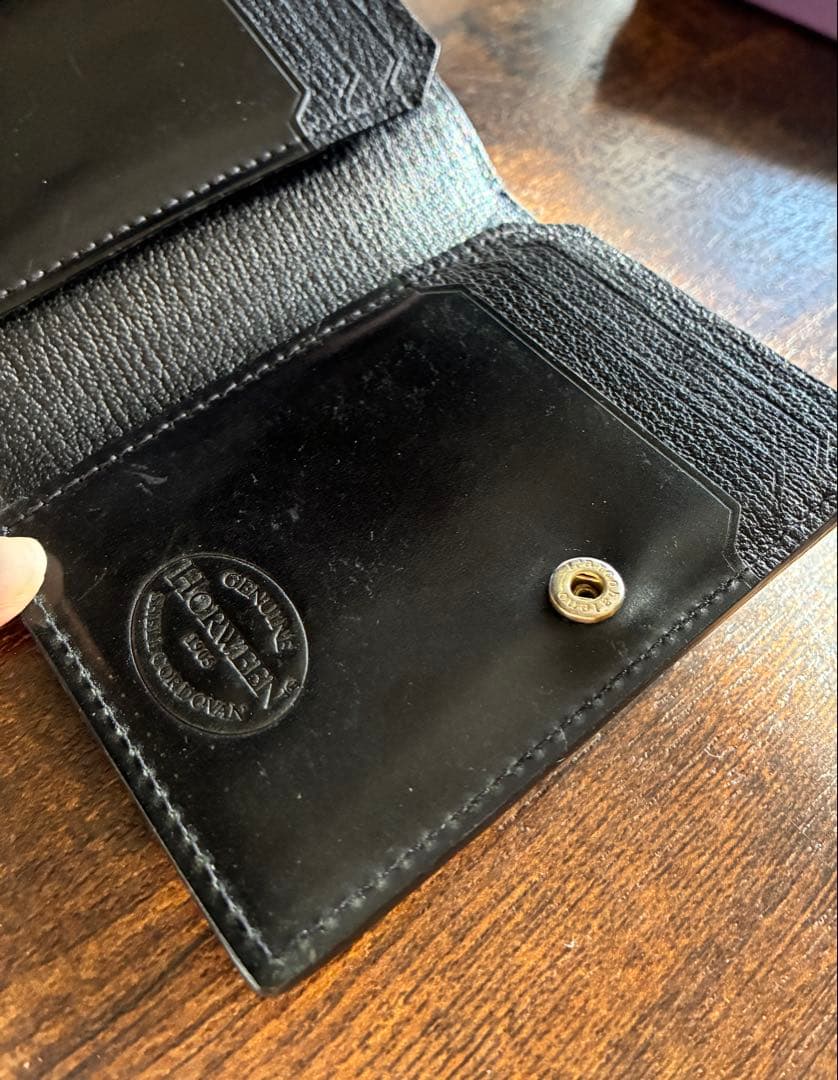 【別注】L'arcobaleno / コードバン スマート カードウォレット