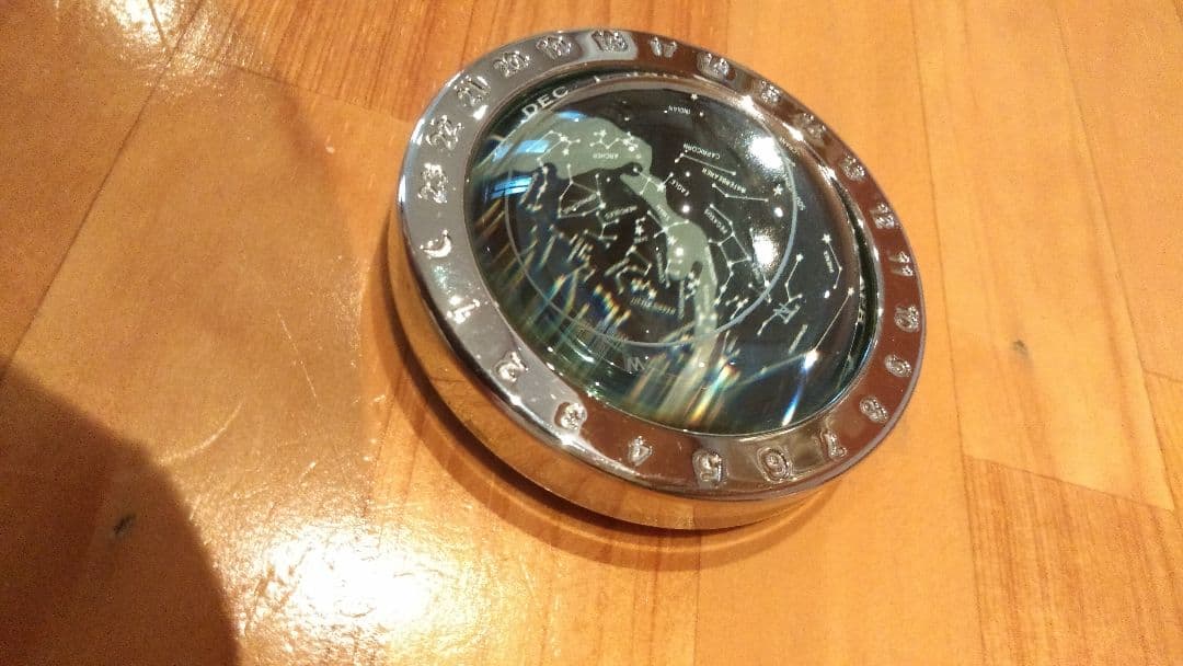 星座早見盤　ペーパーウェイト　クシュカ　銀河鉄道の夜　天文古玩