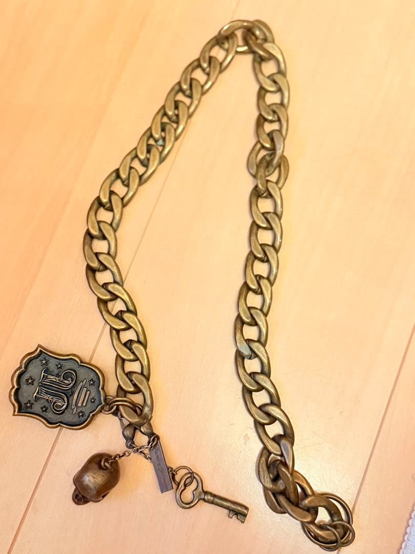 ジャンキージャガーウォレットチェーン JJ 真鍮