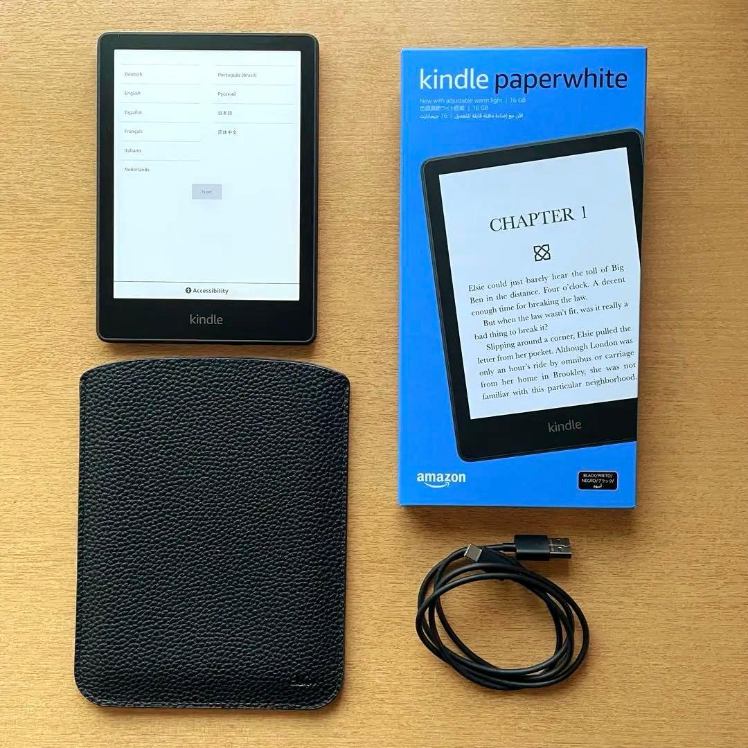 Kindle Paperwhite 11世代16GB広告なし+ ケース