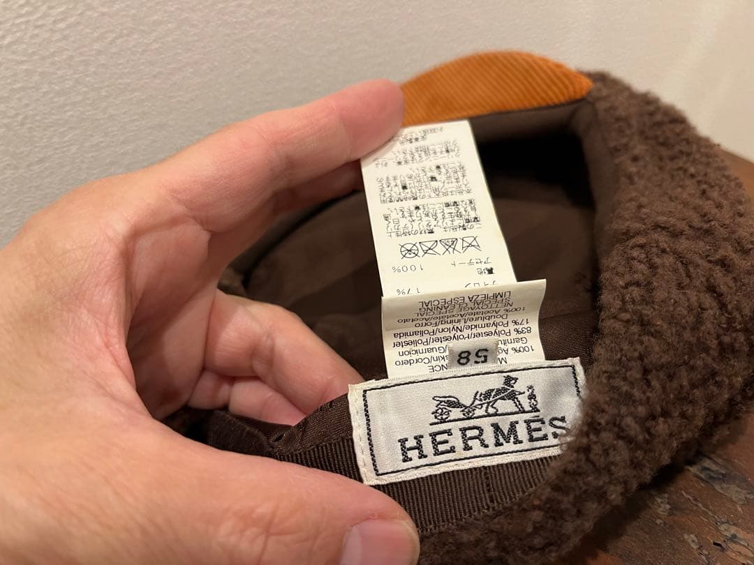 エルメス　ハンチング　帽子
