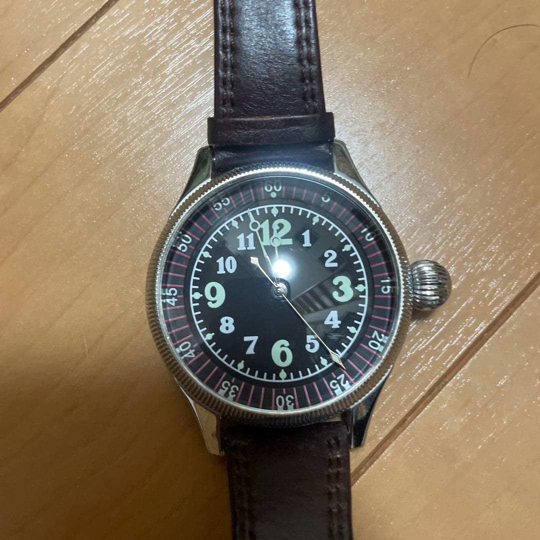 日本海軍　航空隊　天測時計　中田商店