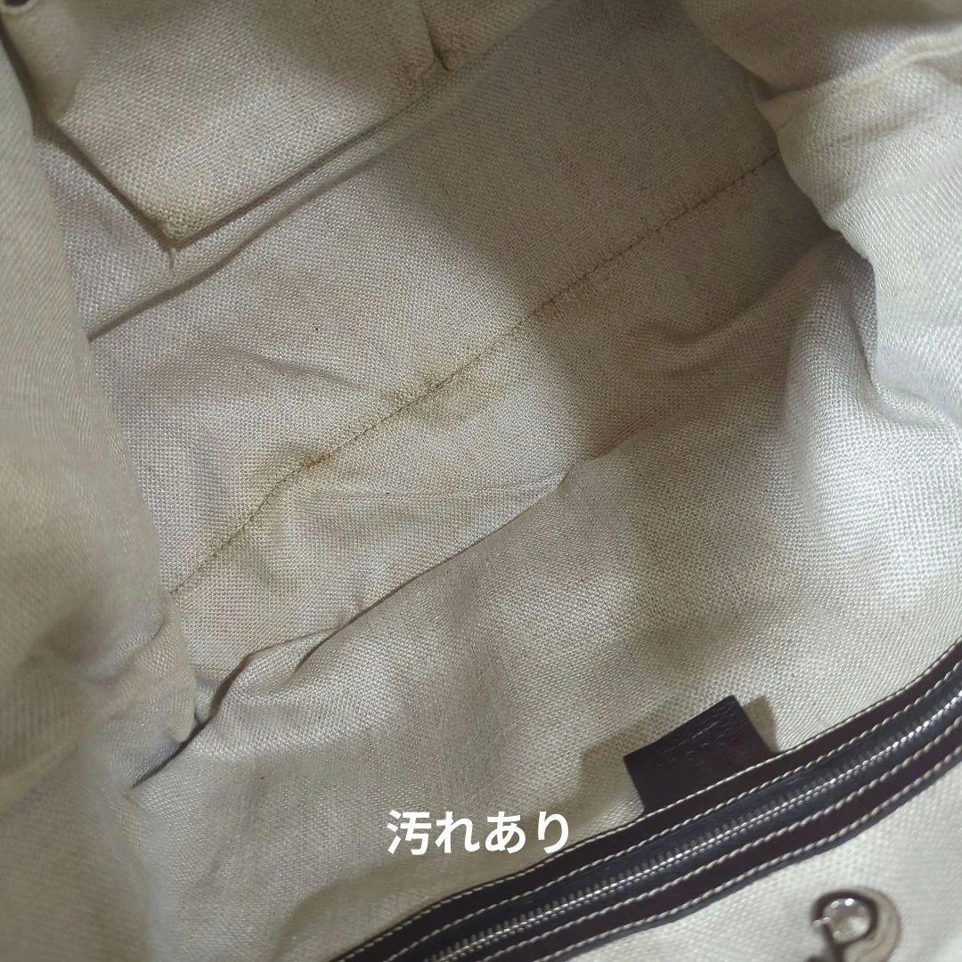 GUCCI グッチ GGキャンバス シェリーライン トートバッグ