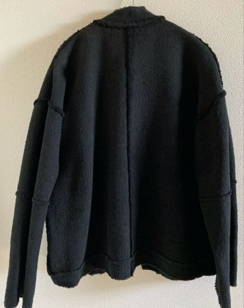 【MITTAN】2024AW OCガラ紡ブルゾン(黒)サイズ2