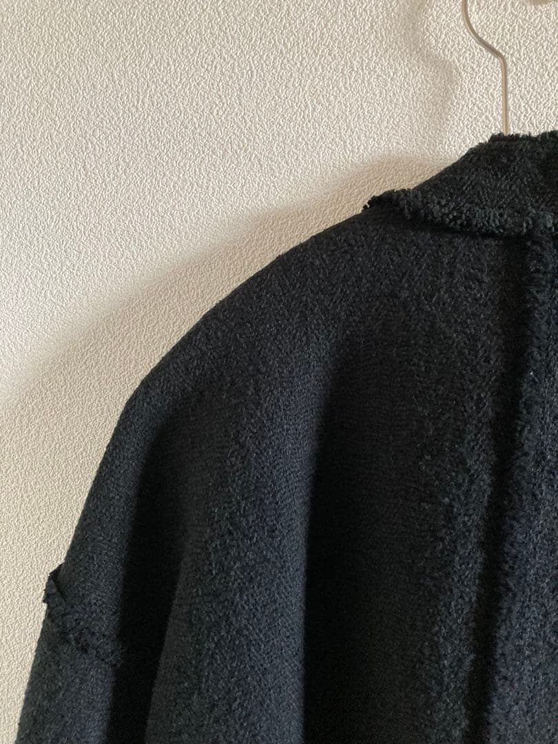 【MITTAN】2024AW OCガラ紡ブルゾン(黒)サイズ2