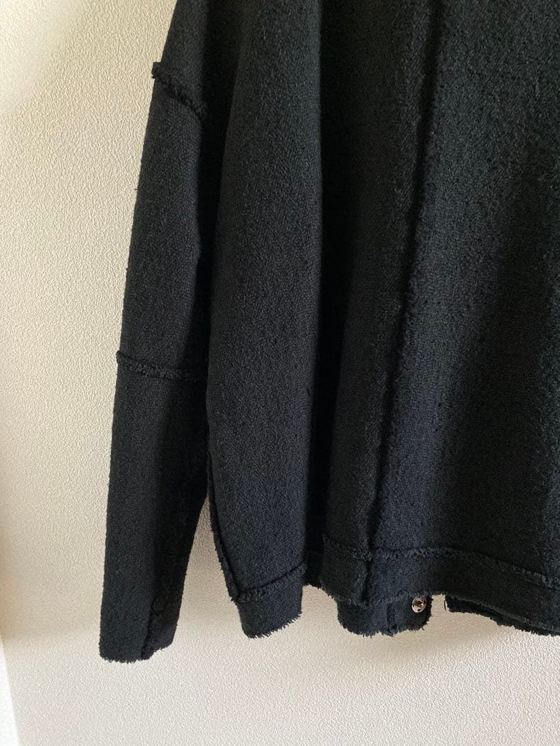 【MITTAN】2024AW OCガラ紡ブルゾン(黒)サイズ2