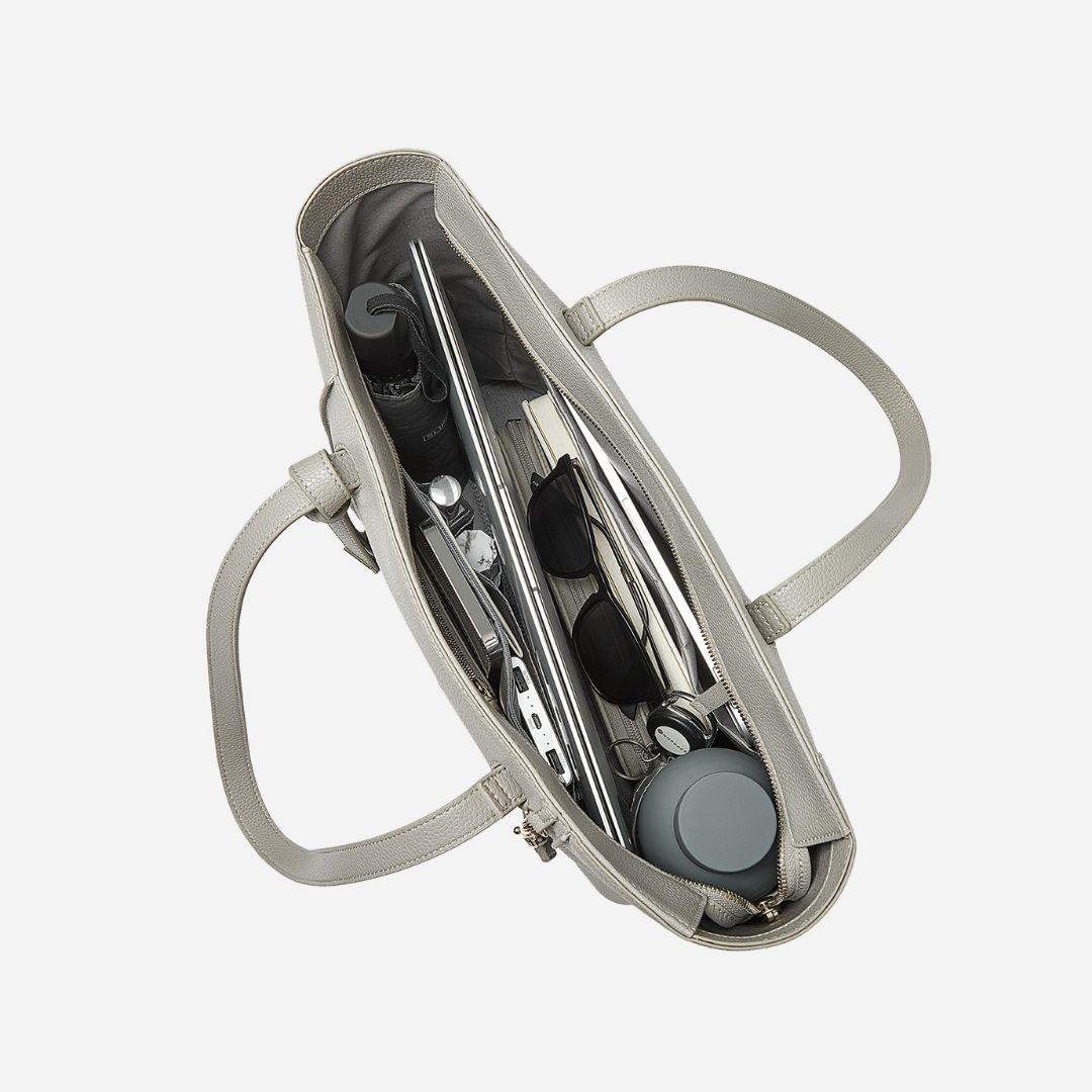 未使用品　Nordace Pollina　ヴィーガントート　ライトグレー　バッグ