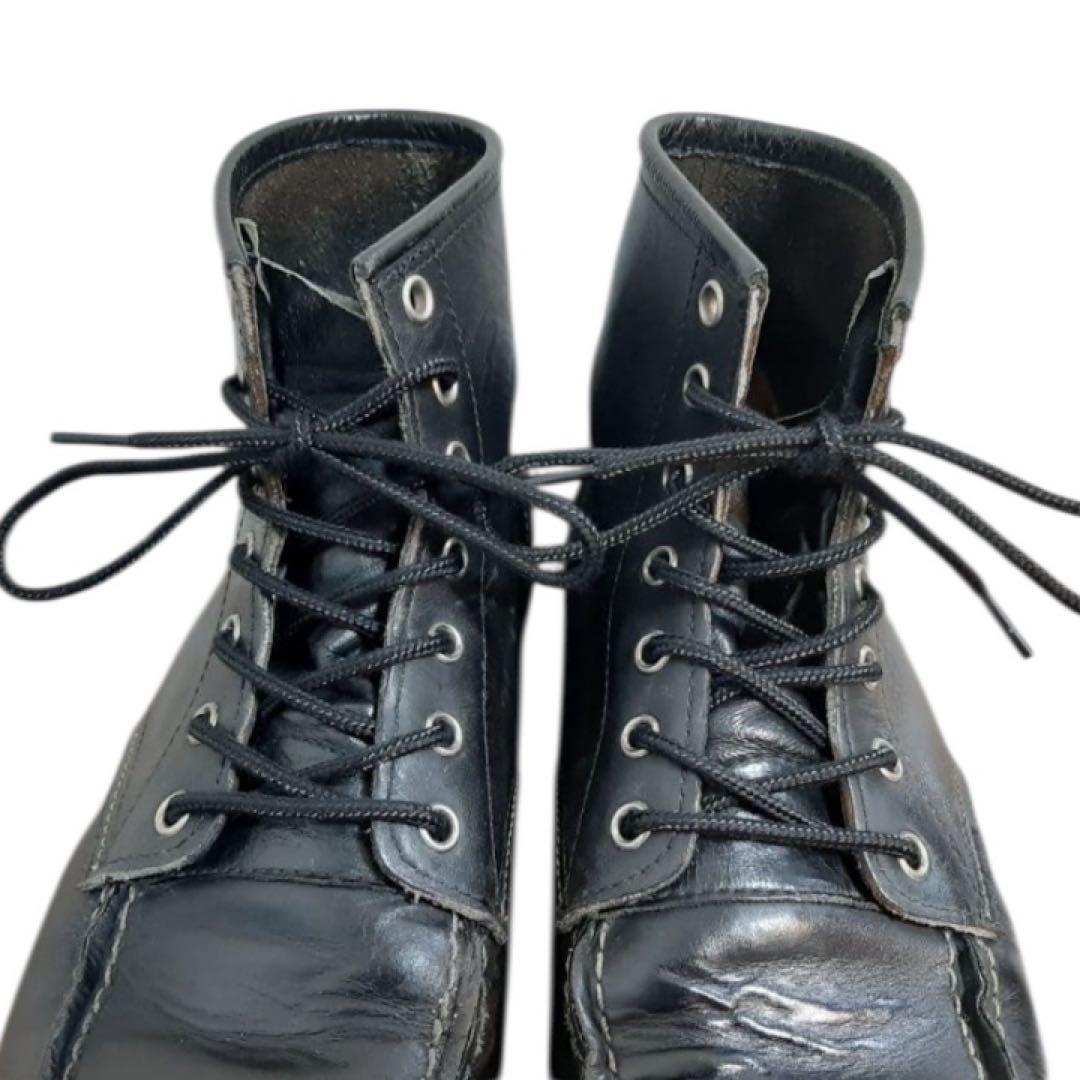m*e様 レッドウィング　サイズ９.５Ｅ　２７.５センチ ブラック RED WI