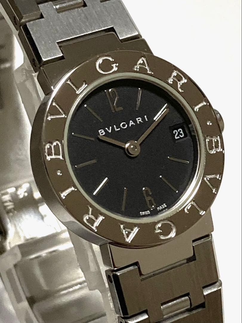 2コマ追加　BVLGARI ブルガリ　BB23SS ロゴ有り　レディース腕時計