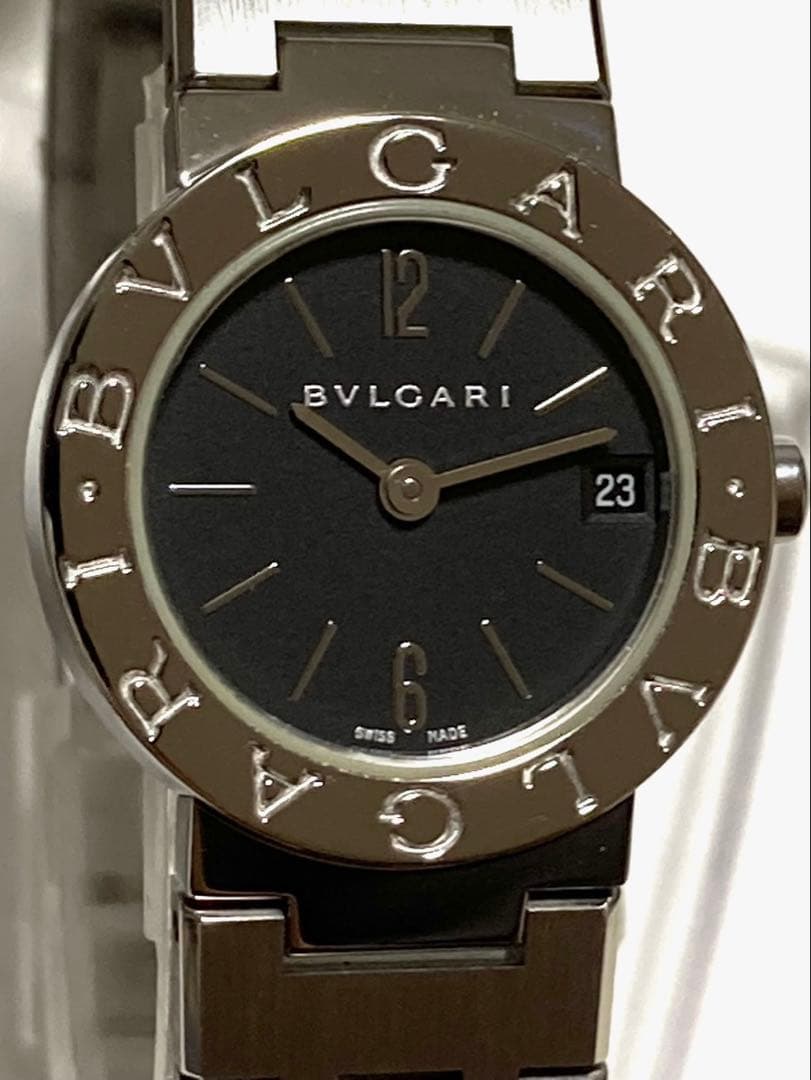 2コマ追加　BVLGARI ブルガリ　BB23SS ロゴ有り　レディース腕時計