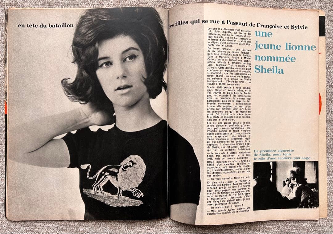 Salut les Copains No.10 1963年　シルヴィ　アリディ