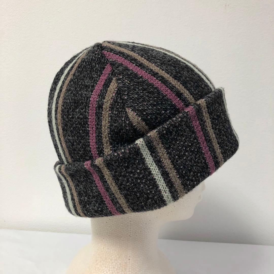 希少 美品 完売品 NOROLL WASHBLE STRIPE BEANIE O
