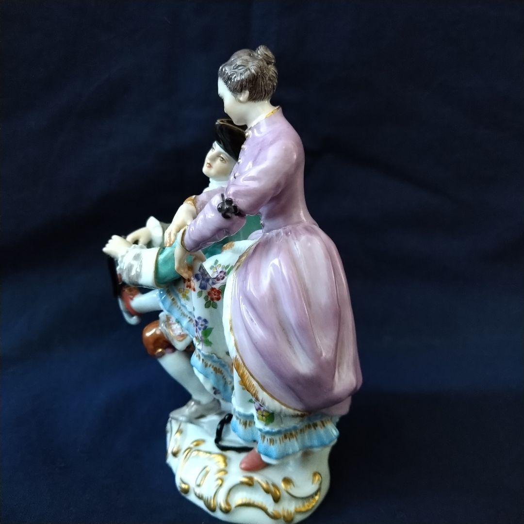 T・I✤マイセン(Meissen)フィギュリン『二人のアイススケーター』