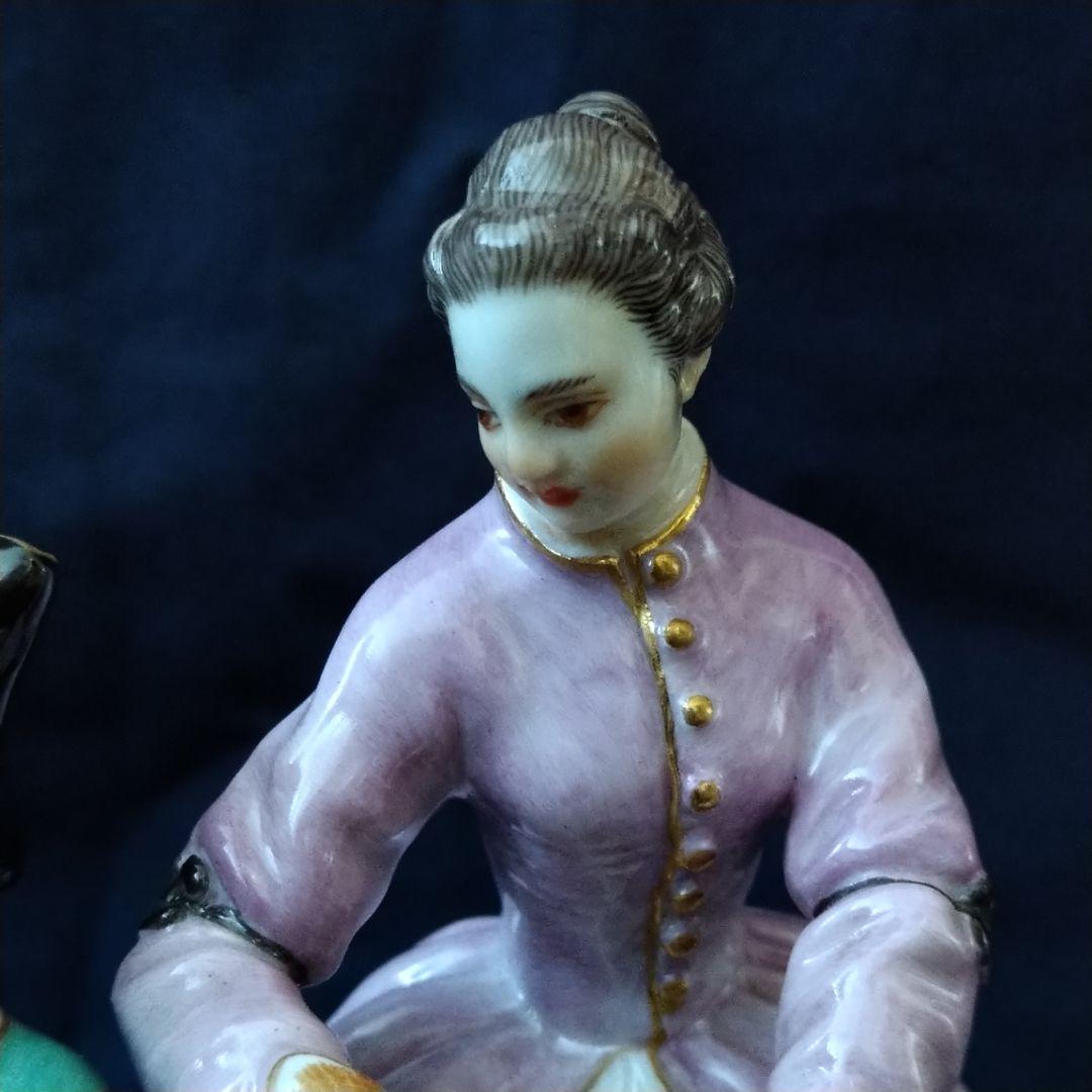 T・I✤マイセン(Meissen)フィギュリン『二人のアイススケーター』