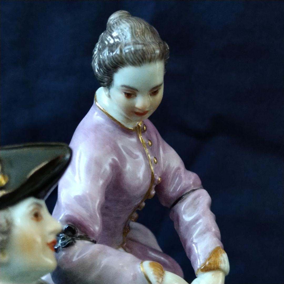 T・I✤マイセン(Meissen)フィギュリン『二人のアイススケーター』
