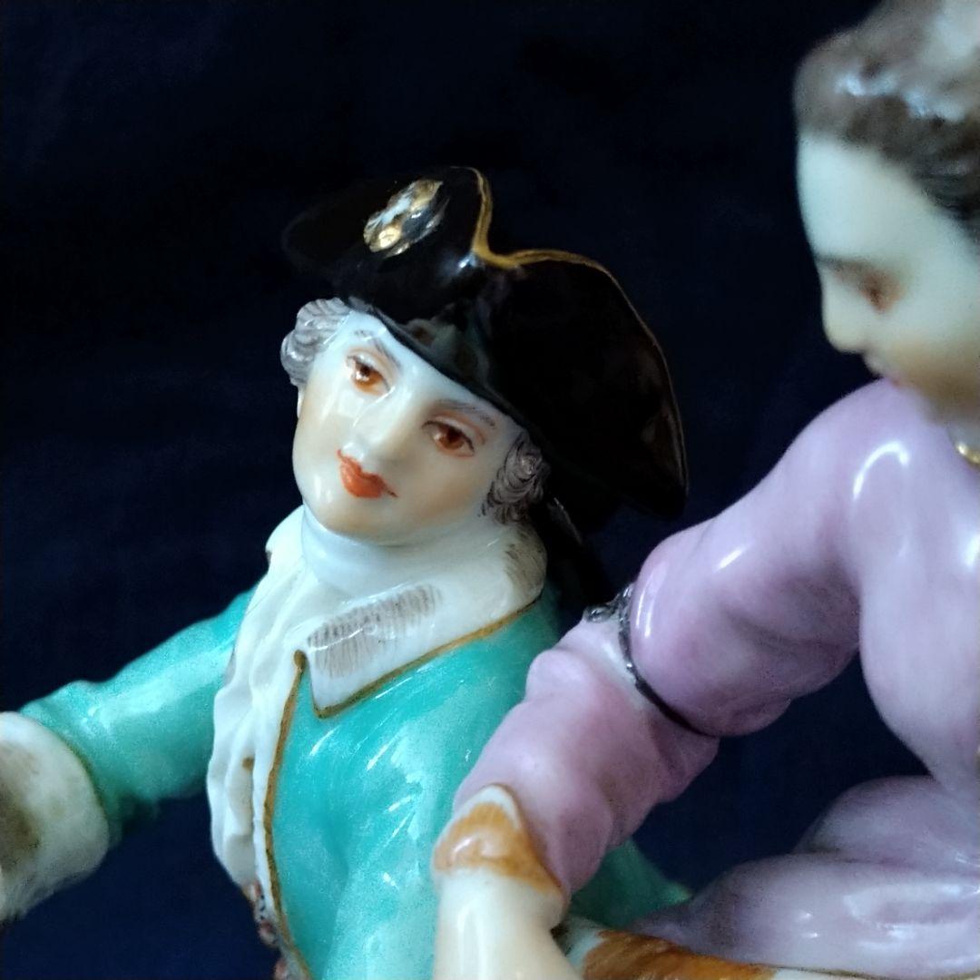 T・I✤マイセン(Meissen)フィギュリン『二人のアイススケーター』