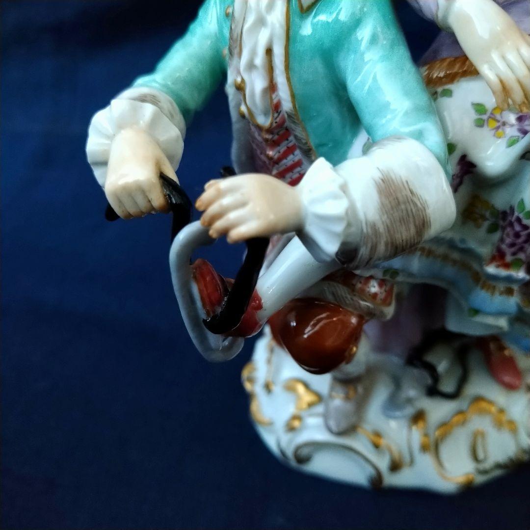 T・I✤マイセン(Meissen)フィギュリン『二人のアイススケーター』