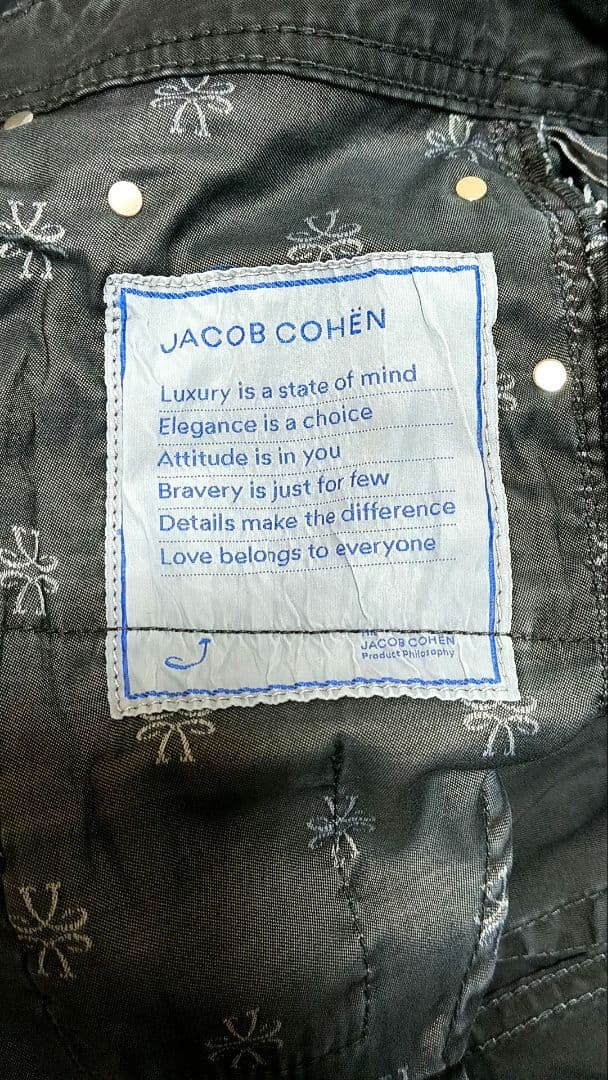 ヤコブコーエン BARD 29 黒 ストレッチ チノパン