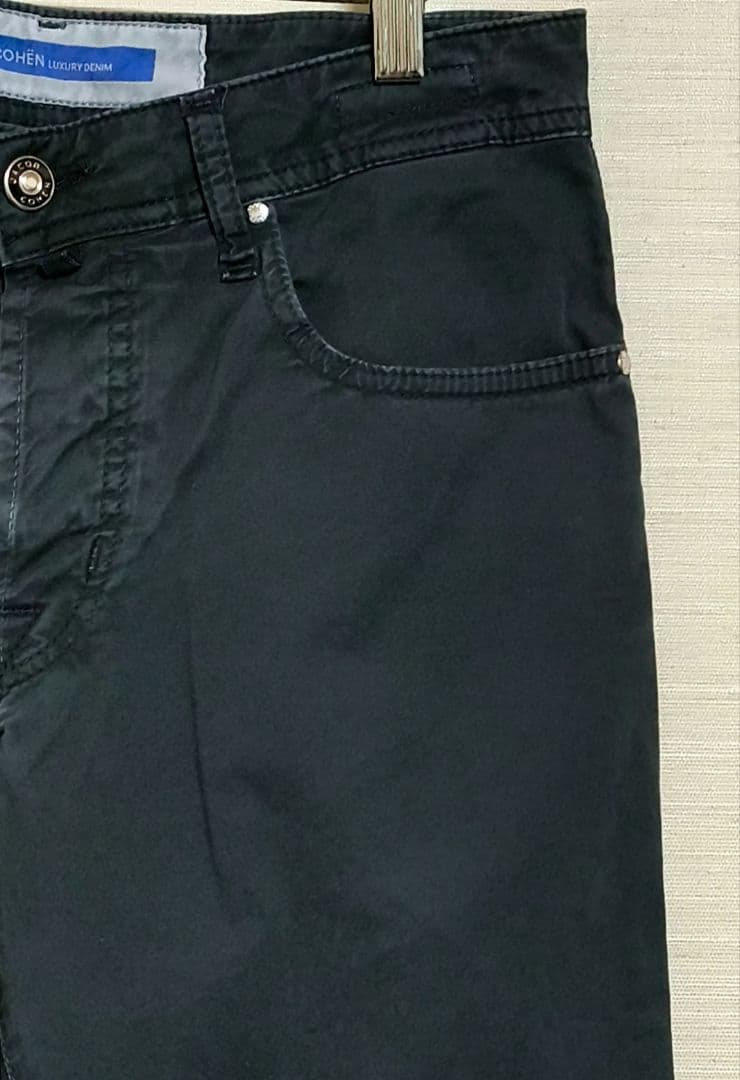 ヤコブコーエン BARD 29 黒 ストレッチ チノパン