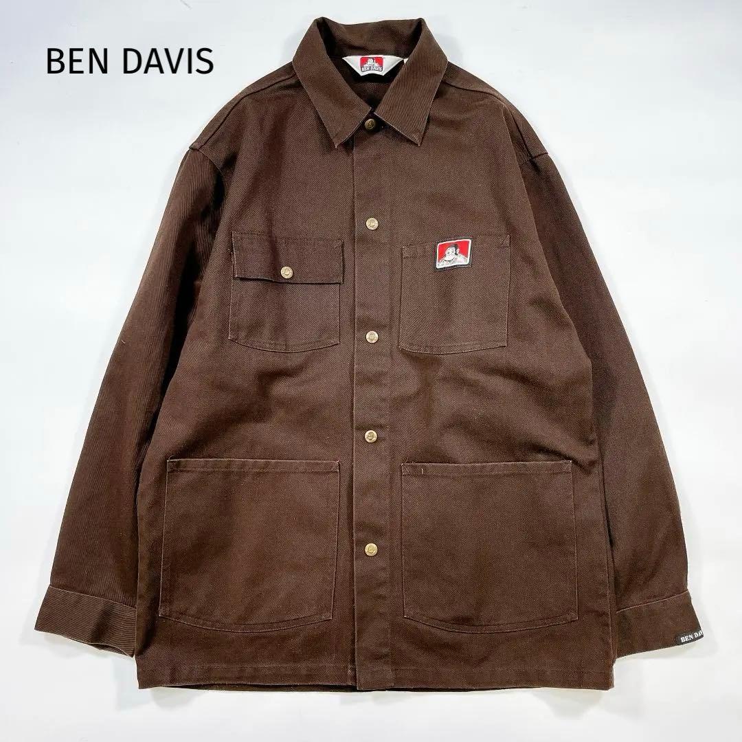 BEN DAVIS ベンデイビス カバーオール USA製 ブラウン M