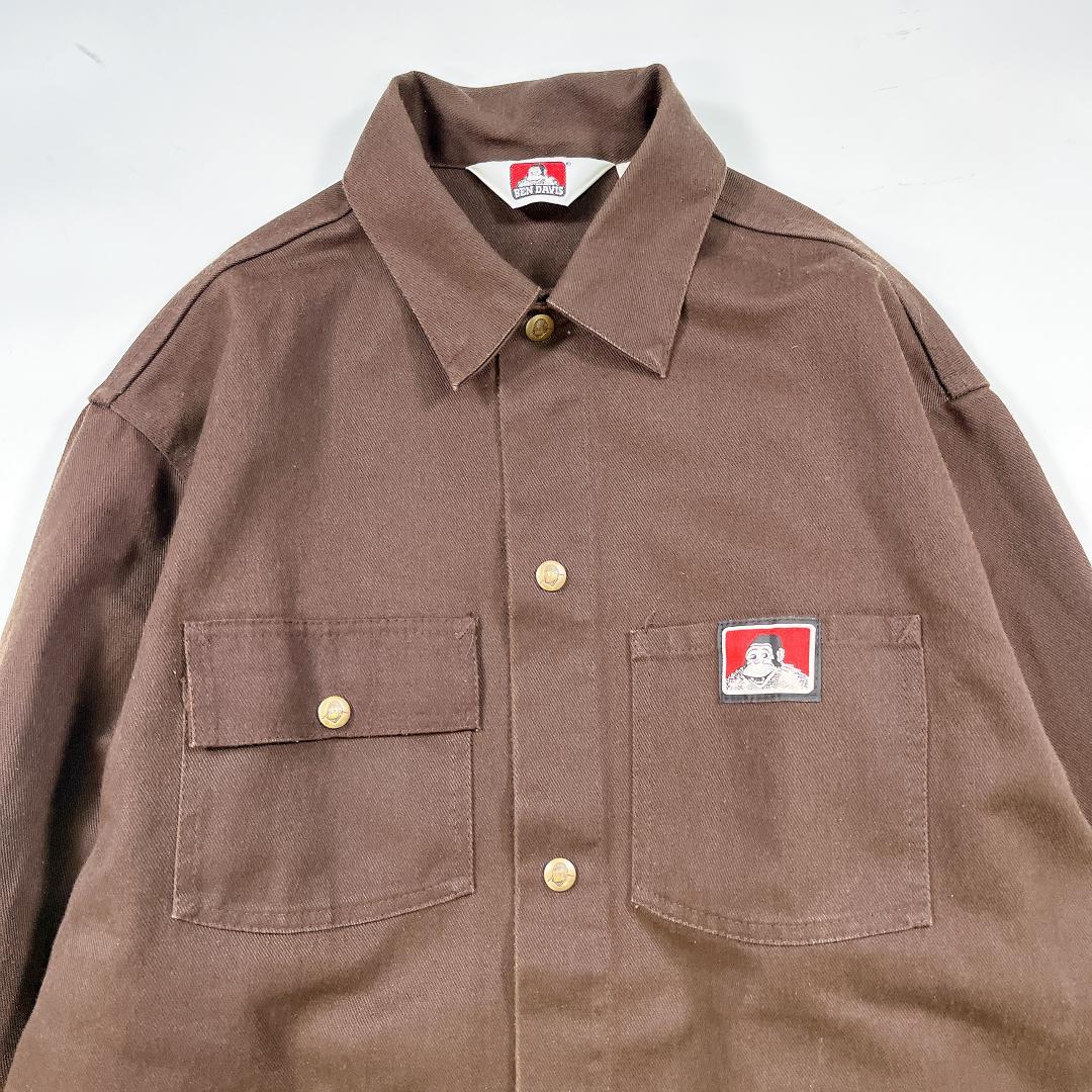 BEN DAVIS ベンデイビス カバーオール USA製 ブラウン M