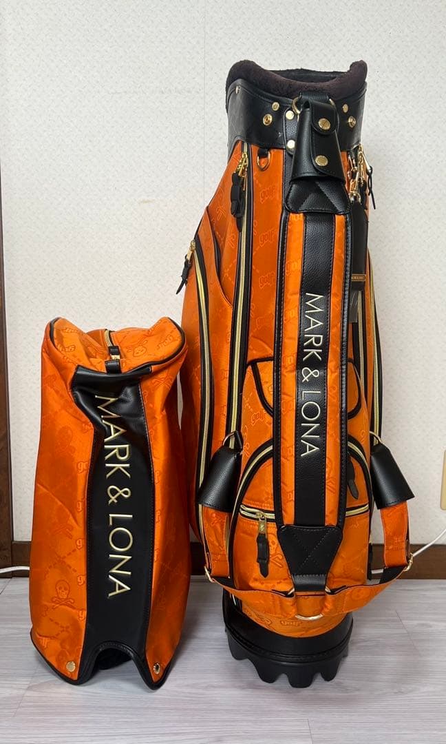 MARK & LONA Ruler JQ 木村拓哉 ゴルフバッグ オレンジ
