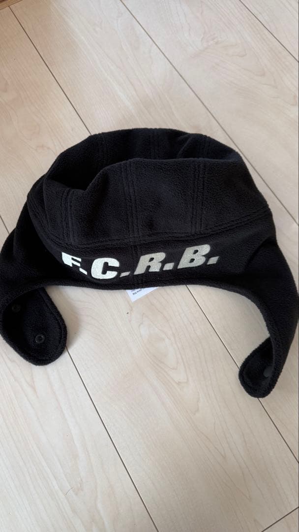 F.C.Real Bristol FLEECE FLIGHT CAP ブラック