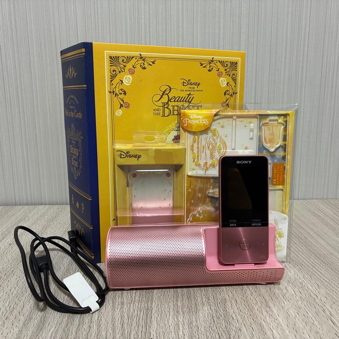 SONY ウォークマン　NW-S315K ピンク　美女と野獣モデル　ディズニー