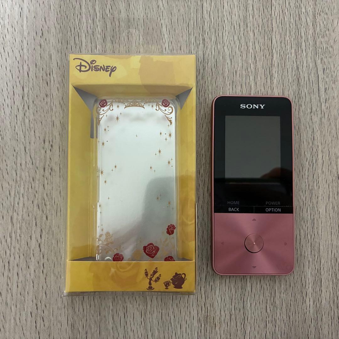 SONY ウォークマン　NW-S315K ピンク　美女と野獣モデル　ディズニー