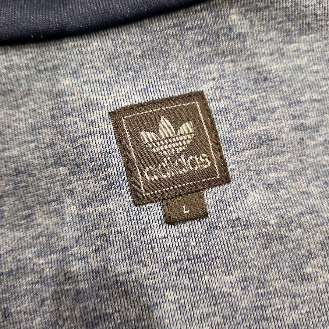 90s　アディダス　トラックジャケット　万国旗　ロゴ刺繍　L　y2k