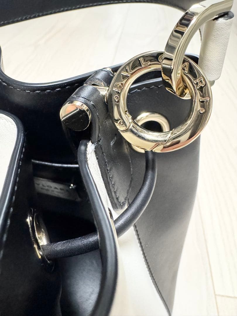【美品】BVLGARI ブルガリ ビーゼロワン バケットバッグ
