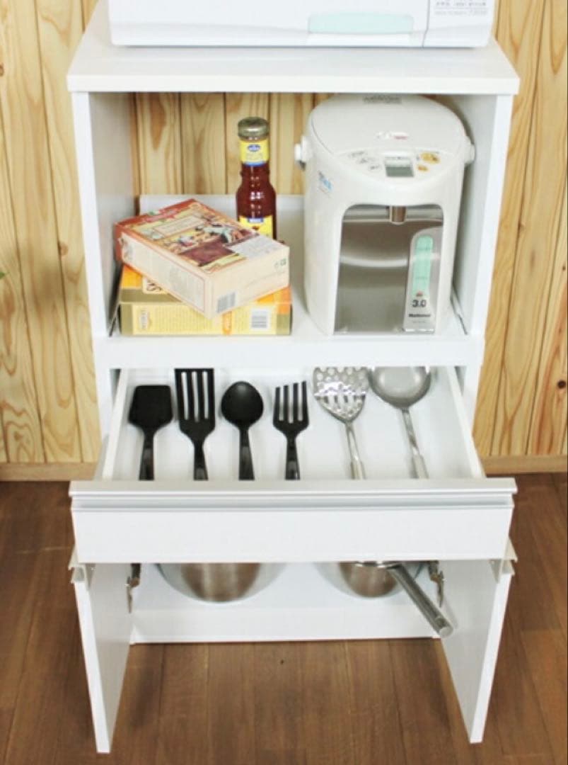 ホワイト レンジボード RD-SP01 日本製 幅54cm