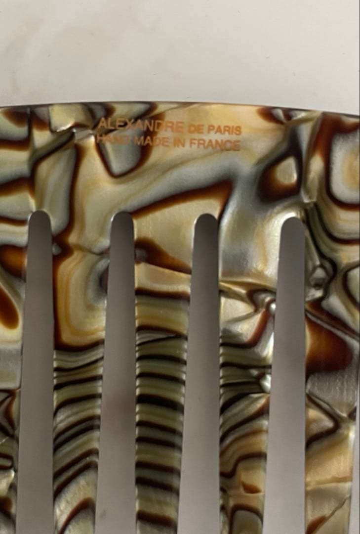 美品ALEXANDRE DE PARIS◆コーム型ヘアアクセサリー 簪 夜会巻き